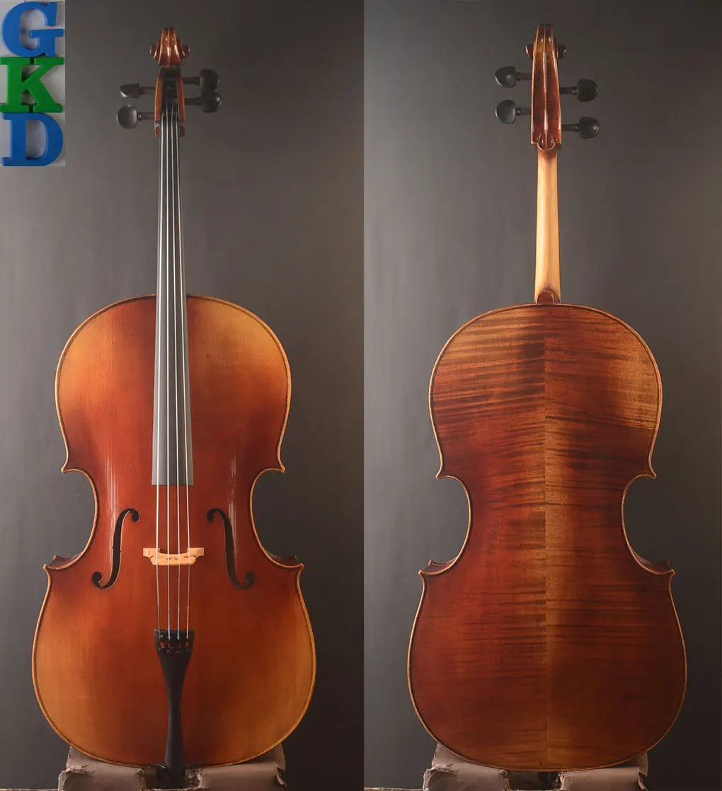 MMOOKA Master tone! A "Montagnana Model" 1742 Copy Cello !Wide Body! Oil antique