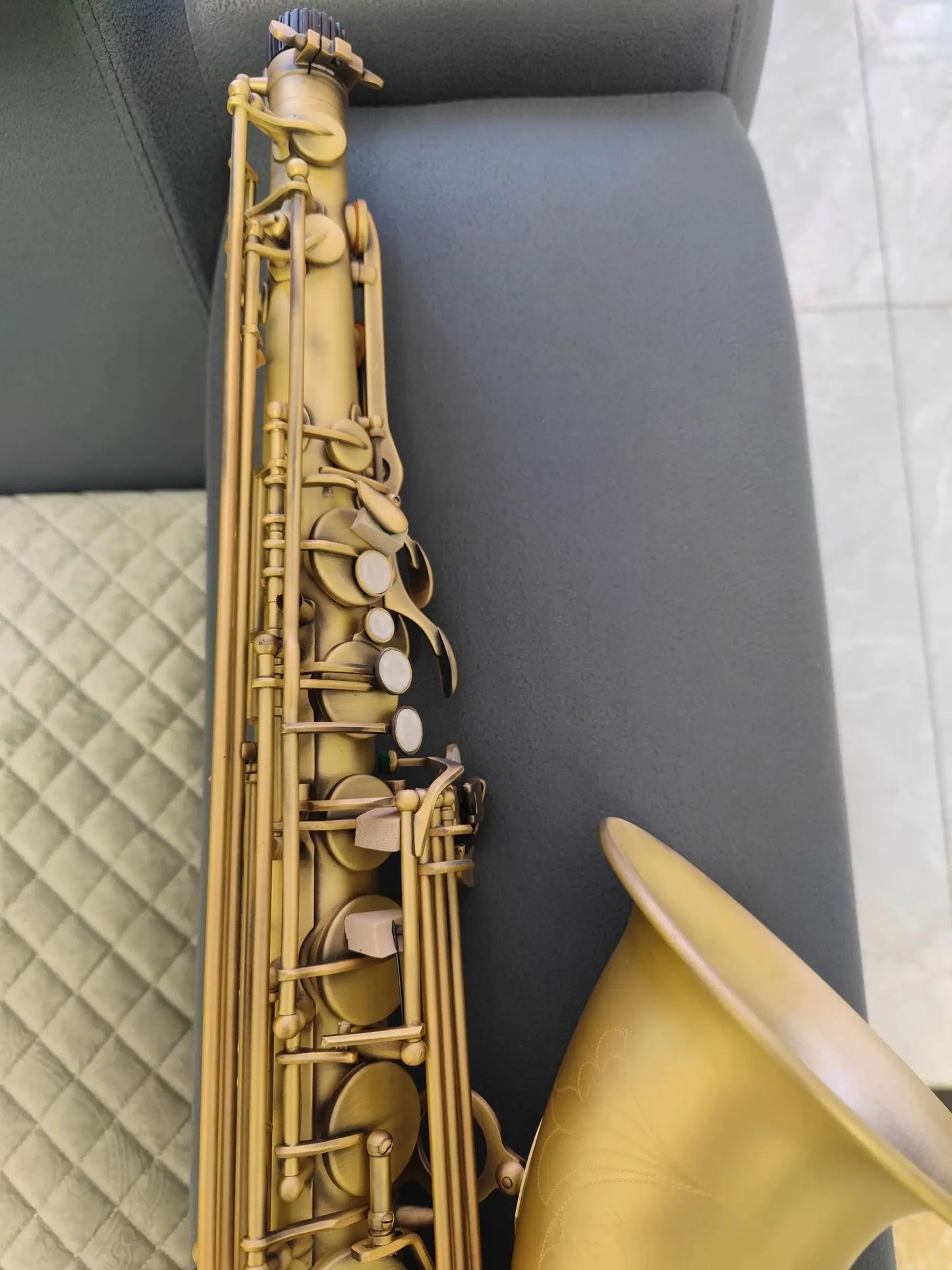 Matte original 54 one to one structure model Bb professional tenor saxophone retro antique copper Tenor sax jazz instrument