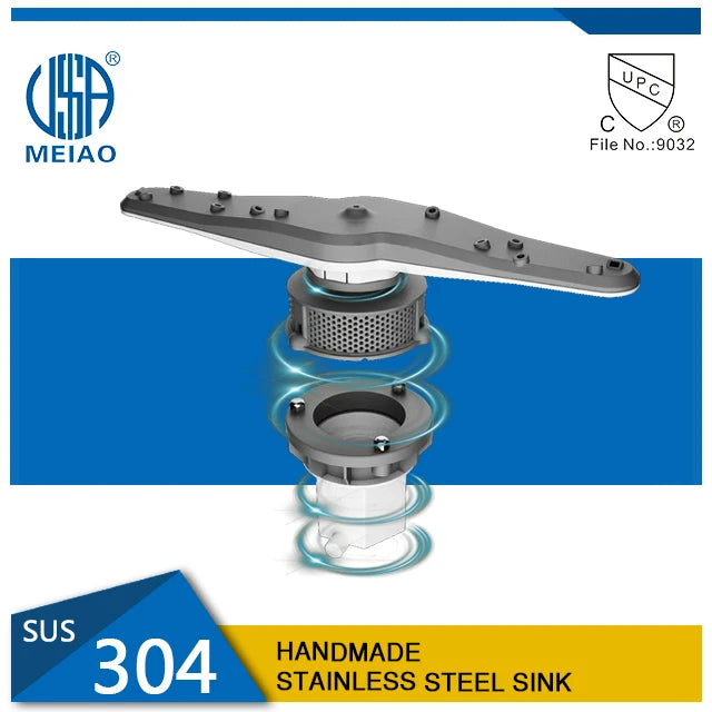 Meiao Household Automatic Smart Countertop Dishwasher Stainless Steel Sink Washing Dish Machine in sink dishwasher