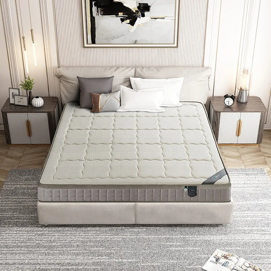 Memory Foam King Size Mattress High Density Foam Compressed Pocket Spring Mattresses Queen Latex Full Size Home Furniture Fabric