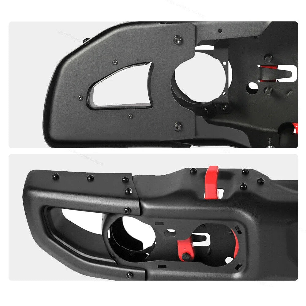 Metal 10th Anniversary Style Front Bumper for Jeep Wrangler Rubicon JK 2007-2018