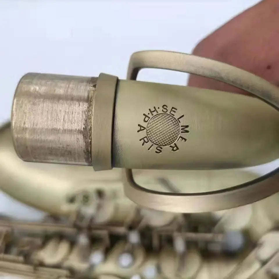 Mindiabair Tenor Saxophone Reference STS-R54 Antique Copper Plated E-flat Professional Musical Instrument With Mouthpiece