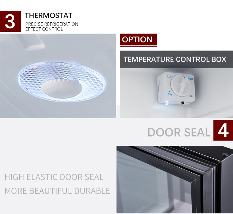 Mini Fridge Cooler Refrigerator for Restaurants Neveras Exhibidoras Refrigerator