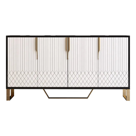 Minimalist luxury porch cabinet living room entrance American sideboard marble shoe cabinet