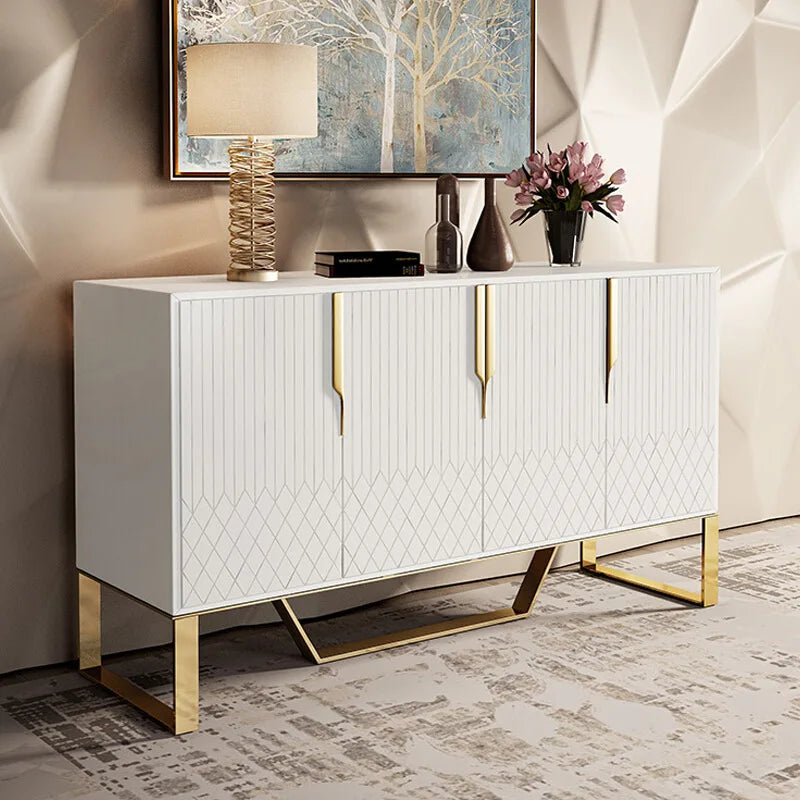 Minimalist luxury porch cabinet living room entrance American sideboard marble shoe cabinet