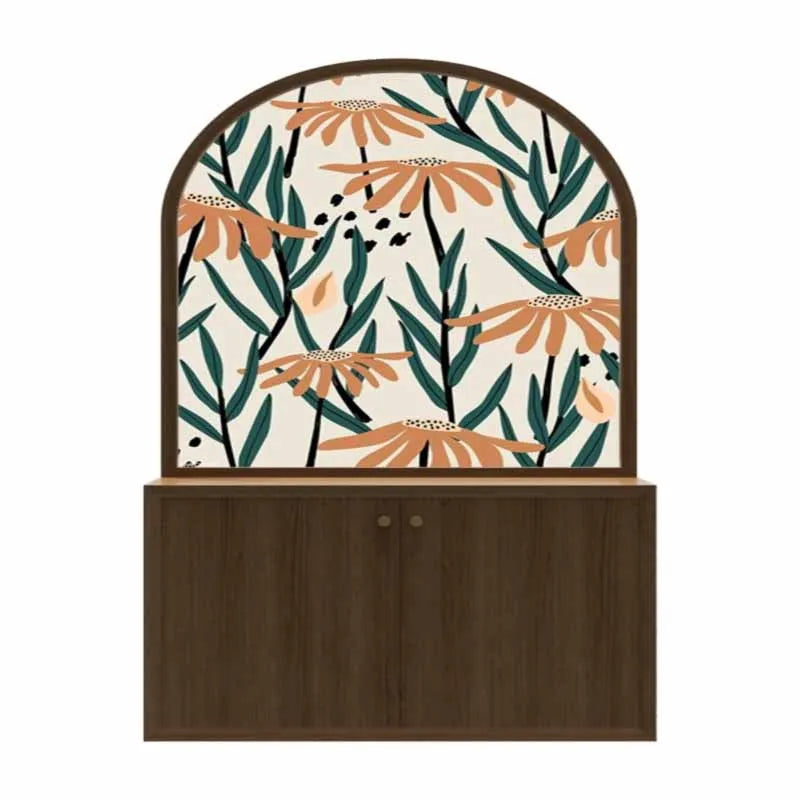 Minimalist modern luxury cream style solid wood shoe cabinet, storage cabinet, screen partition, entrance door, living room, cov