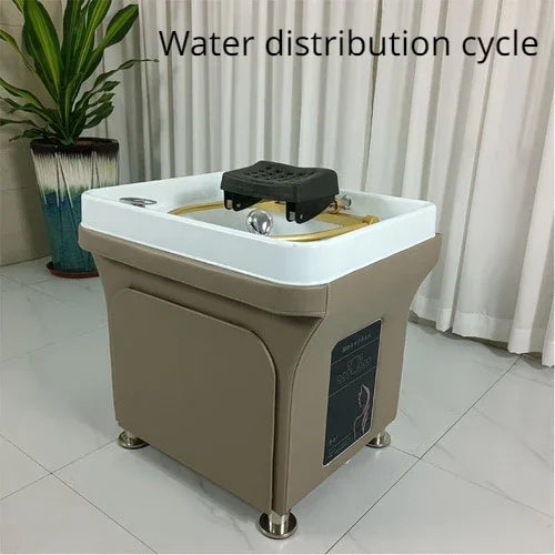 Mobile Shampoo Basin Beauty Ear Cleaning Hair Care Center salute circolazione dell'acqua trattamento della testa fumigazione