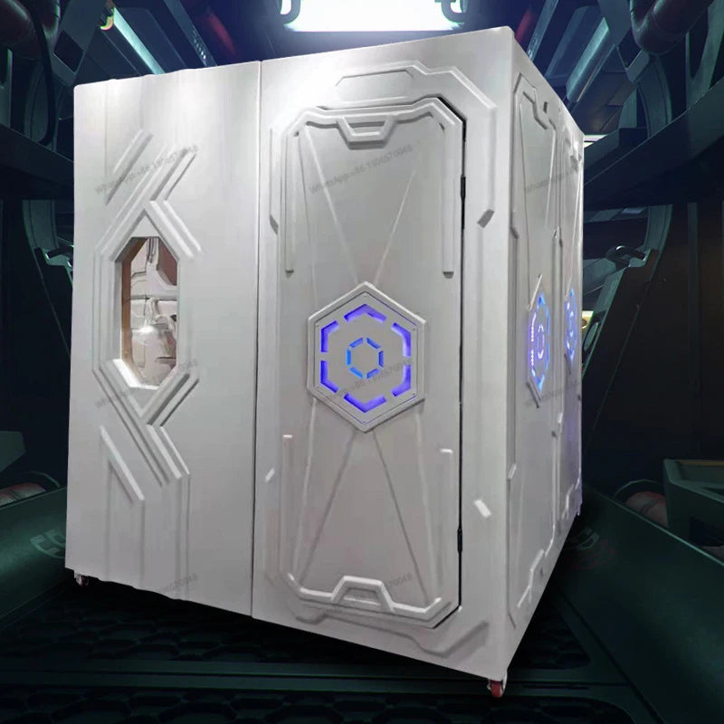 Mobile soundproof room, silent cabin office, mini internet celebrity live broadcast room, European and American phone booth, rec