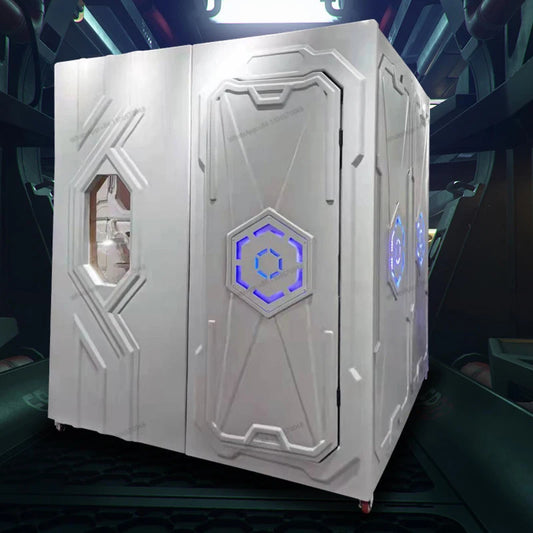 Mobile soundproof room, silent cabin office, mini internet celebrity live broadcast room, European and American phone booth, rec