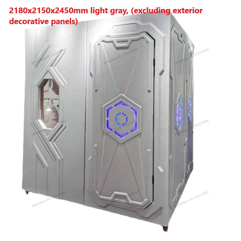 Mobile soundproof room, silent cabin office, mini internet celebrity live broadcast room, European and American phone booth, rec