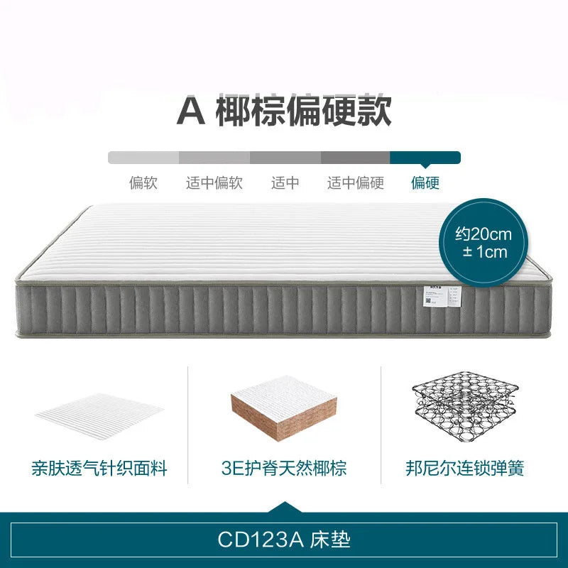 Modern Comfort Sleep Mattress Spring Design Minimalist Double Mattress Folding Adults Bedroom Matelas Voiture House Furniture