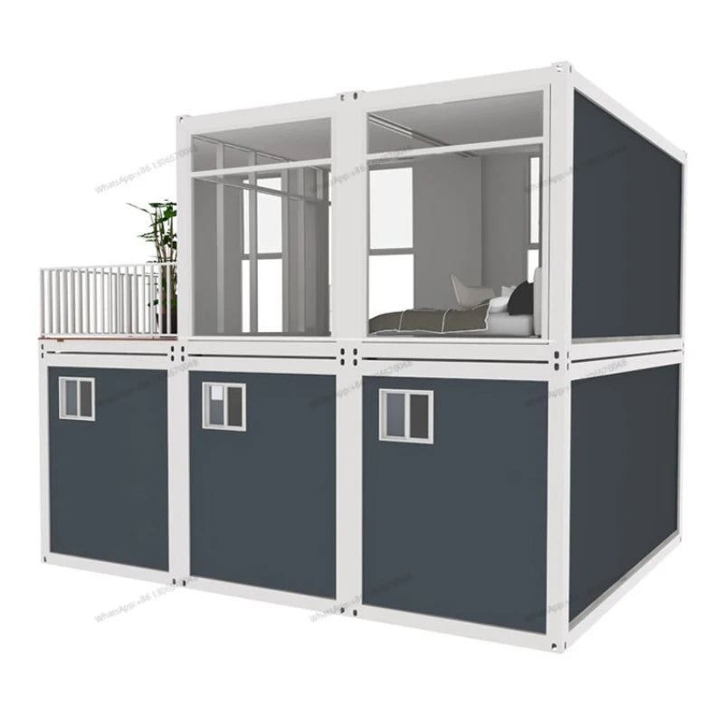 Modern Luxury Prefabricated Residential Duplex 2 Bedroom Modular Housing Container