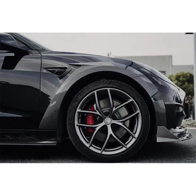 Modified Body Kits Car Rear Lip Side Skirt Body Kit Car Front Bumper Lip For Tesla Model Y 2021-2023