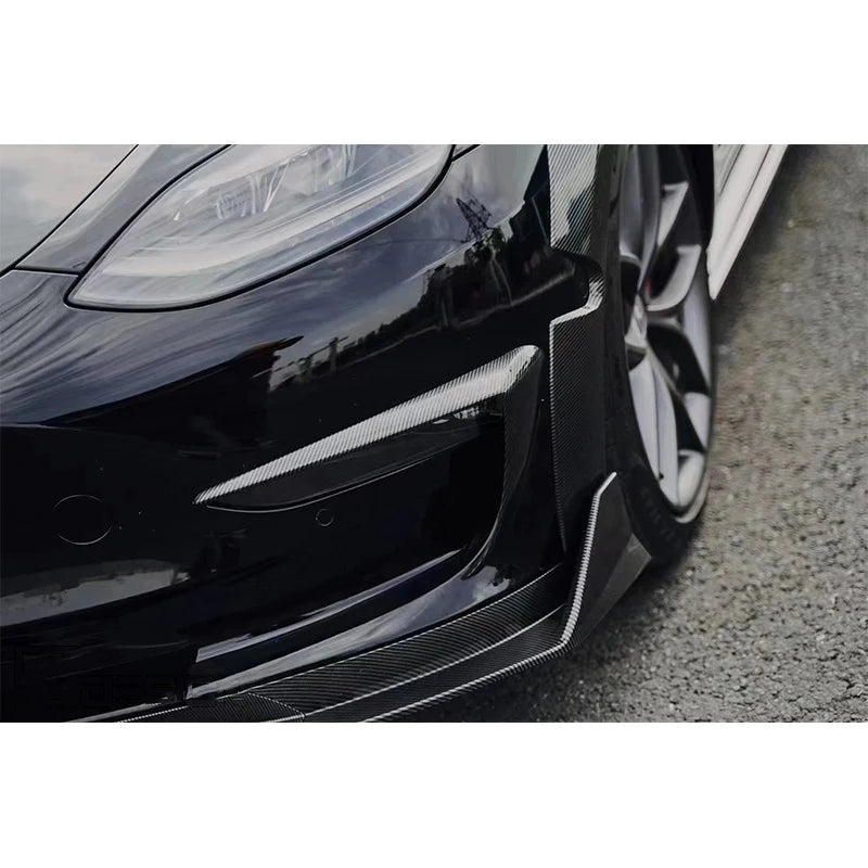 Modified Body Kits Car Rear Lip Side Skirt Body Kit Car Front Bumper Lip For Tesla Model Y 2021-2023