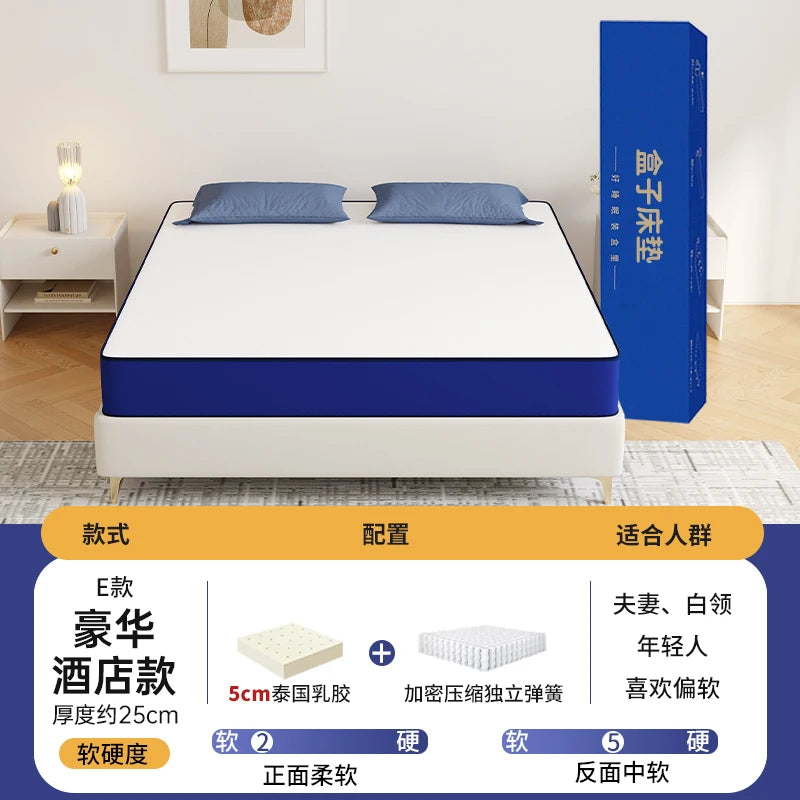Molblly Spring Queen Mattress Roll High Quality Memory Foam Mattress King Sleep Double Colchones Matrimoniales Bedroom Furniture