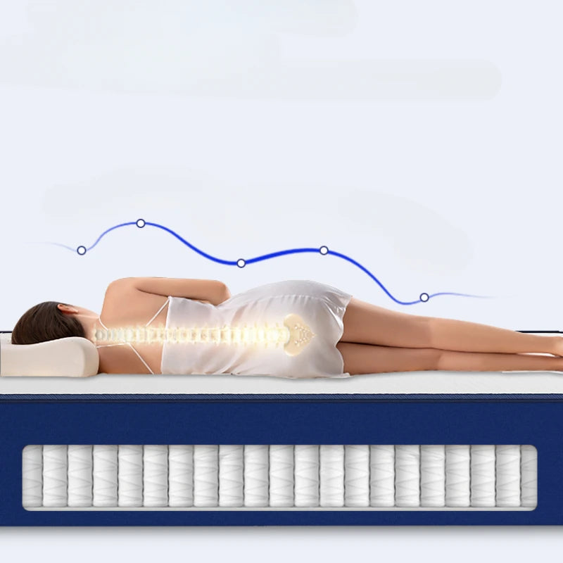 Molblly Spring Queen Mattress Roll High Quality Memory Foam Mattress King Sleep Double Colchones Matrimoniales Bedroom Furniture