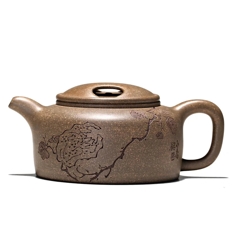 Monohydrate hall yixing undressed ore recommended all hand famous authentic green mud cow cover lotus seed pot of 330 ml