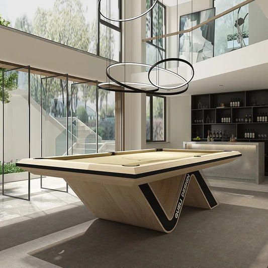 Multi Functional Pool Table, Standard Household Indoor Pool Table, Private Customized Villa, Light Luxury Modern Style Pool