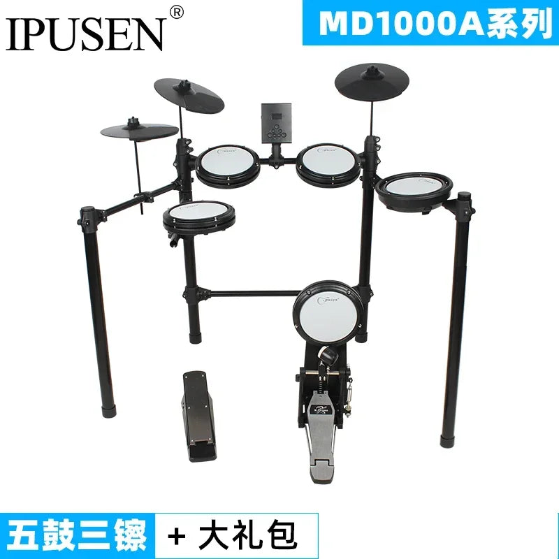 Music Electronic Drums Set Professional Adults Practice Trigger Drum Kit Children Tambour Musique Percussion Instruments