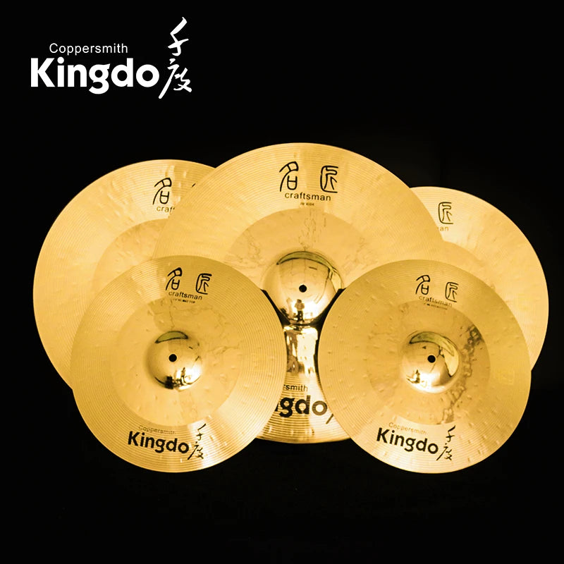 MMOOKA Music Instrument 5 Pieces Professional Percussion B20 Cymbals Set
