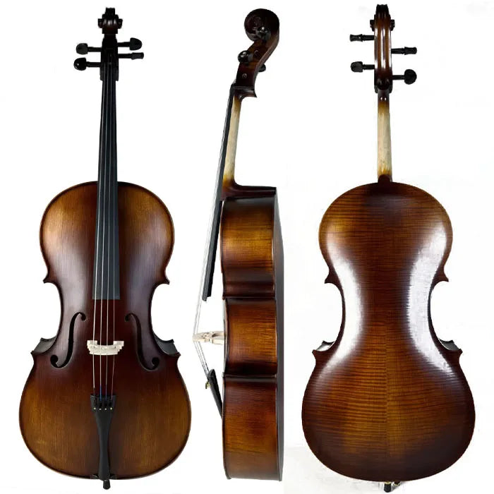 Music instrument Matt 4/4 cello with cello case string jargar