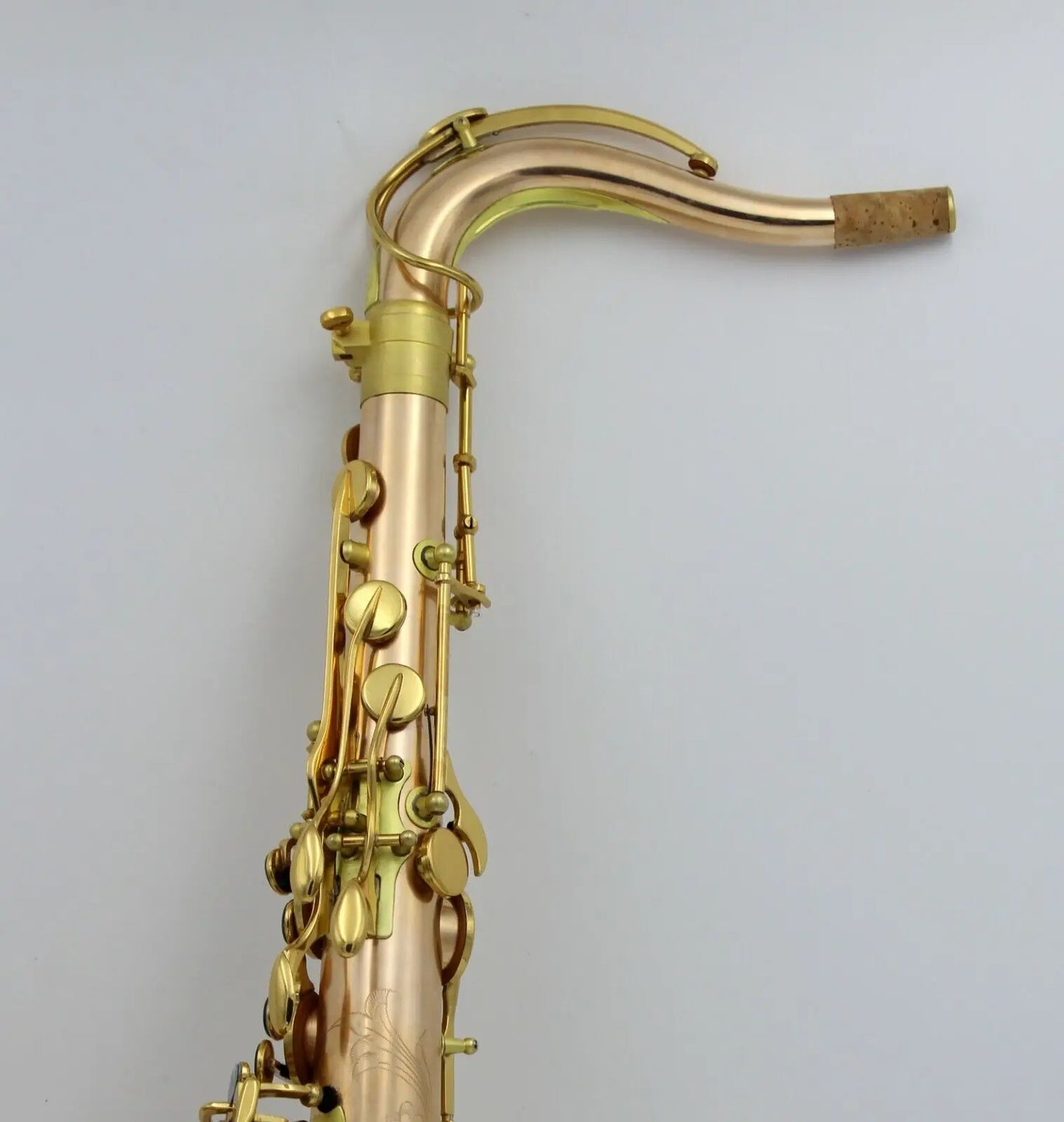 Music rose brass gold brass unlacquered copper tenor saxophone R54 type