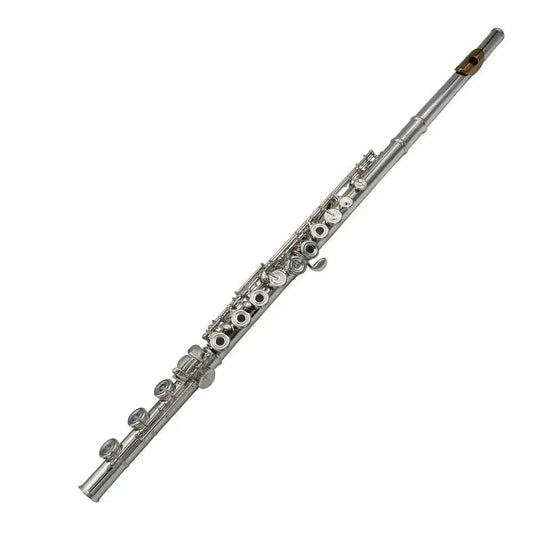 MMOOKA Music solid silver sterling silver body 17 open hole pro use C key flute