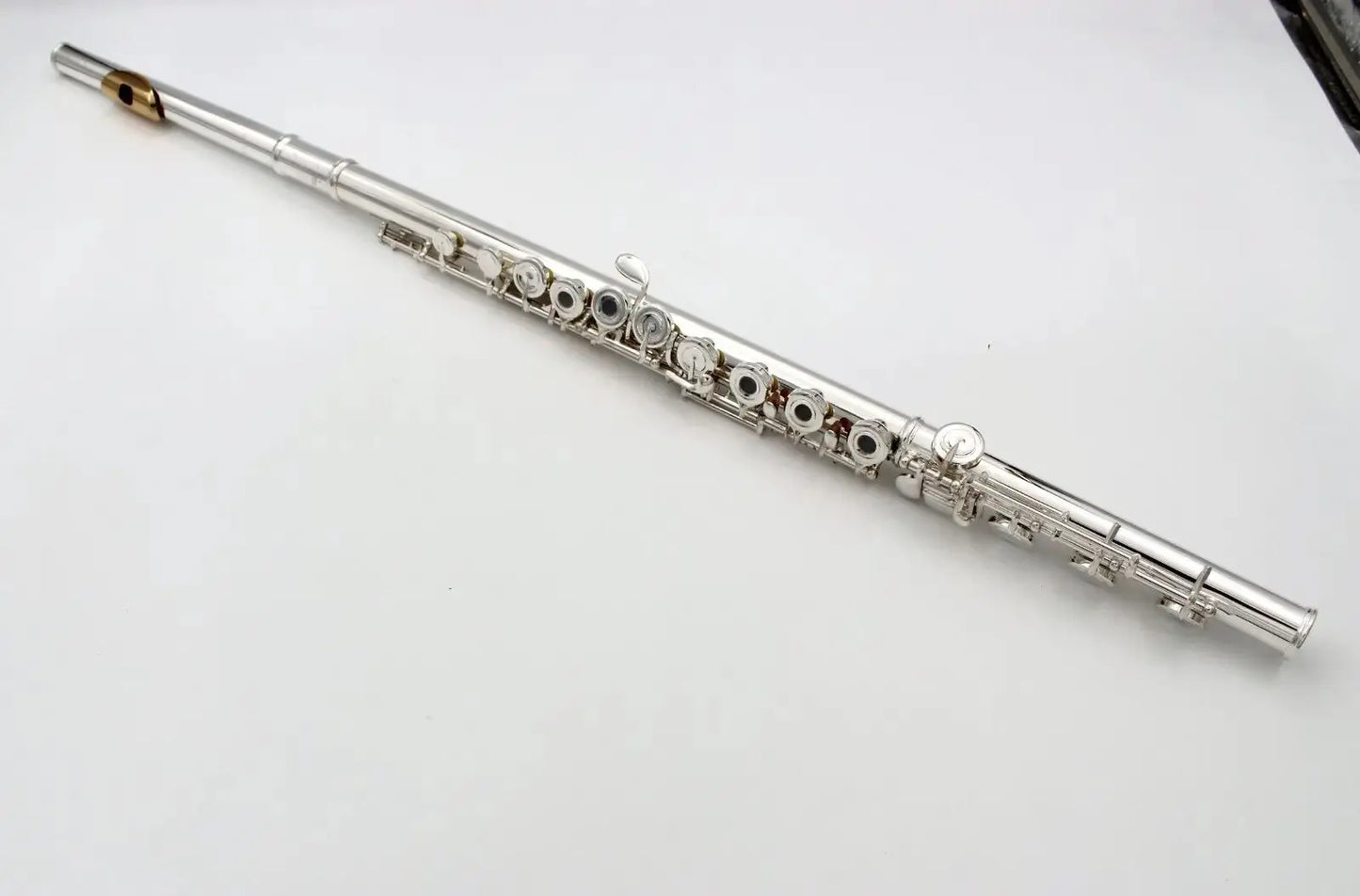 MMOOKA Music solid silver sterling silver body 17 open hole pro use C key flute
