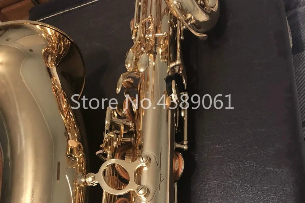 Musical Instrument Jupiter JBS-593 GL  E Flat Baritone Saxophone Brass Gold Lacquer Pearl Button Saxophone With Canvas Case