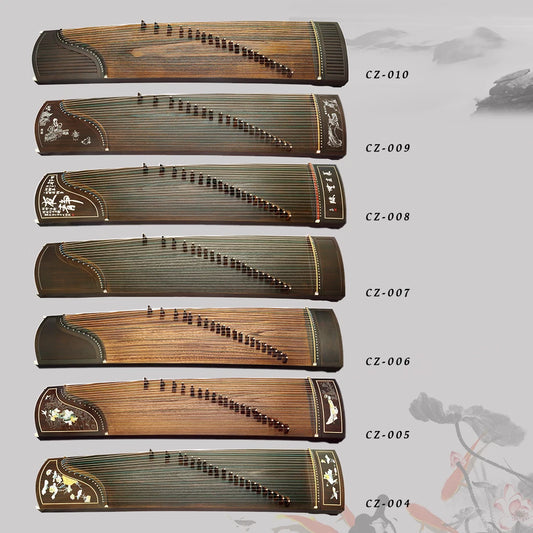 MMOOKA NAOMI 21Strings 163cm Black Sandalwood Guzheng Chinese Zither Koto w/ Full Accessories Professional Performance Easy To Learning