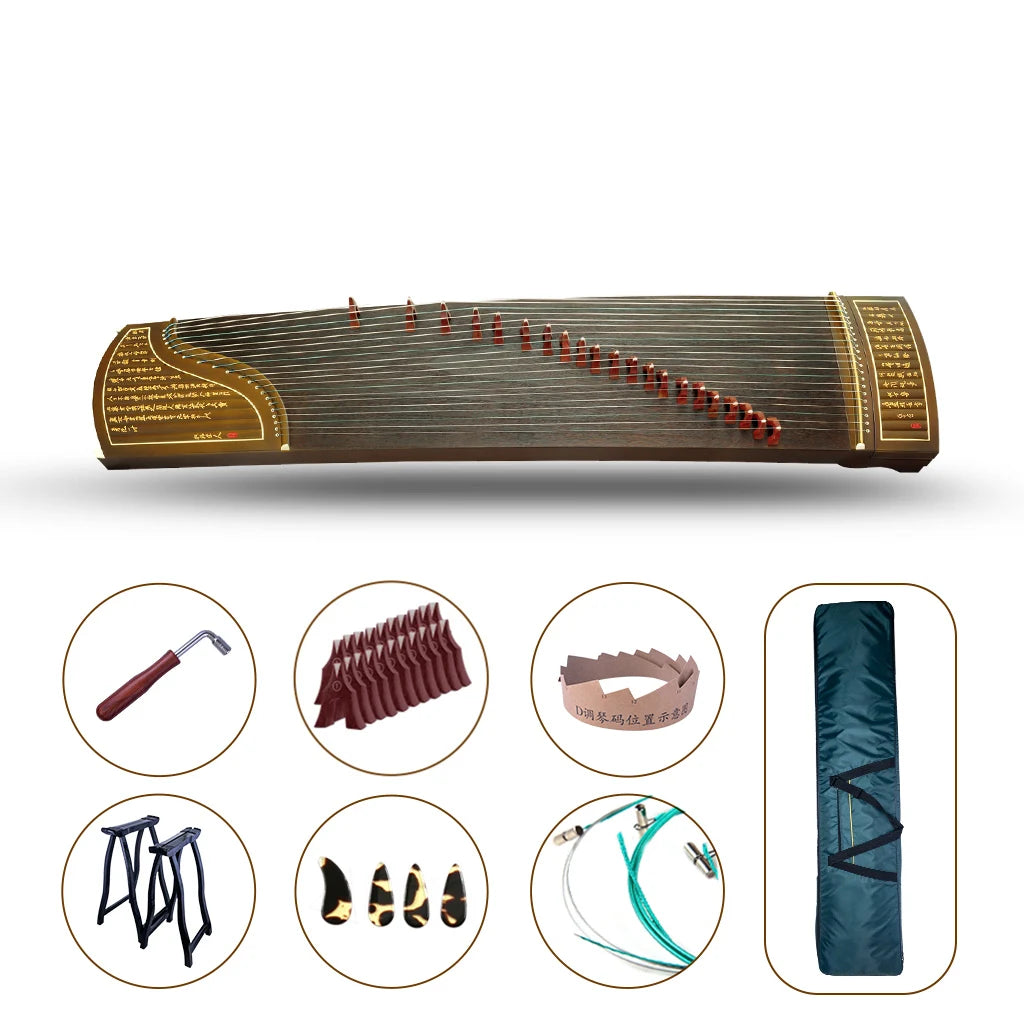 NAOMI Aged Nanmu Guzheng Chinese Zither Koto Harp Smooth Touch Feeling And Good Sound With Full Accessories From China Yangzhou