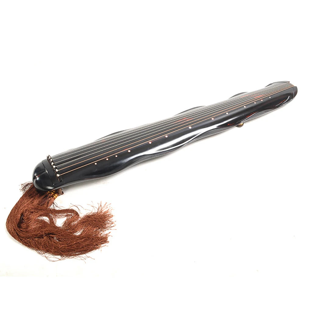 NAOMI Collection Level Guqin Jiao Ye Style 7 Strings Ancient Instrument Lacquered Aged Paulownia Guqin Handmade Qin Zither