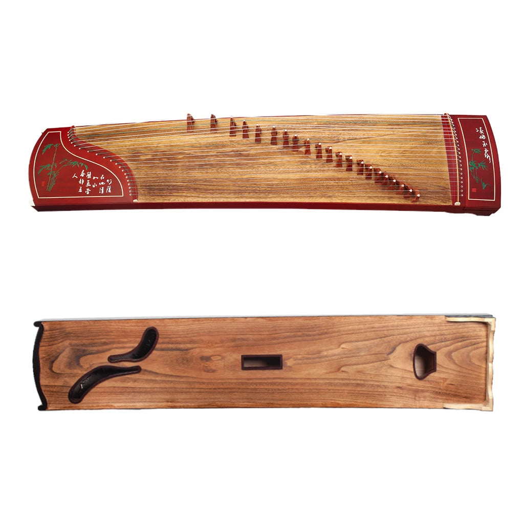 NAOMI Premium Quality 21 Strings 163cm Rosy Sandalwood Chinese String Instrument Guzheng Green Bamboo Carved For Practice