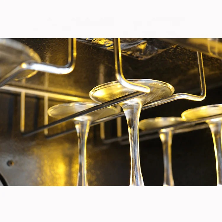 NEW Design Wine Fridge Glass Door Drinks Cellar Dual Zone Freestnding Wine Cooler