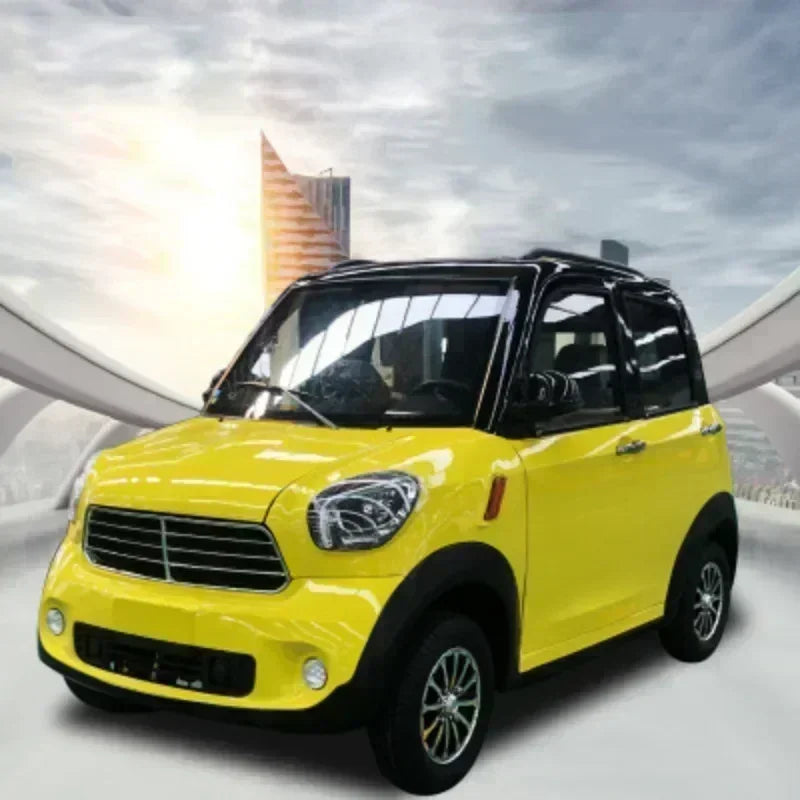 NEW Left/Right Hybrid Professional Cheap 4 Wheels 4 Seats 5 Doors Mini M1 M2 Smart Electric Car Solar Car