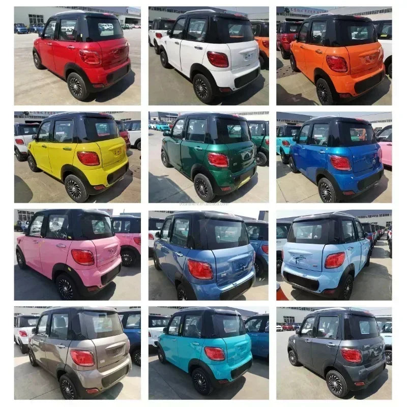 NEW Left/Right Hybrid Professional Cheap 4 Wheels 4 Seats 5 Doors Mini M1 M2 Smart Electric Car Solar Car