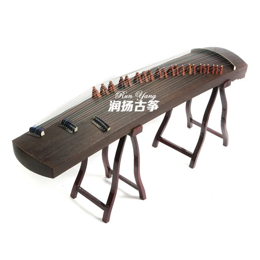 Natural Pure Paulownia Professional Performance China Guzheng Instrument Zither 21 Strings With Full Accessories Guzheng Fingers