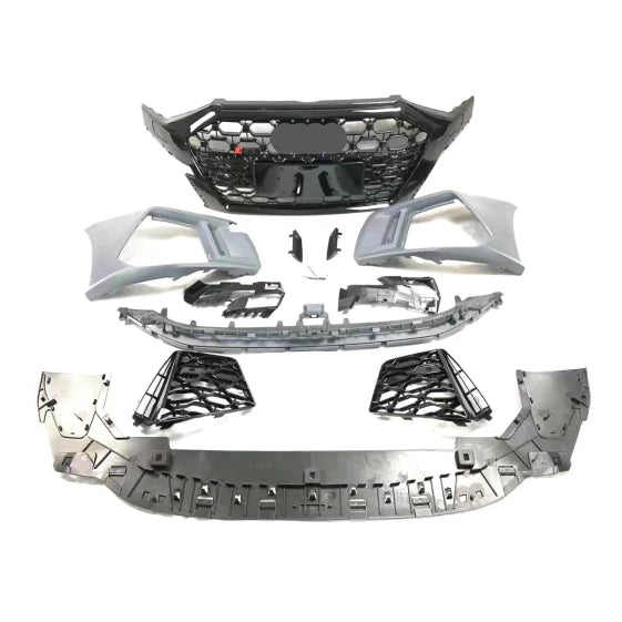 New Arrival RS3 Type Front Bumper Body Kit For  A3 2020-2022 Facelift  RS3 Front Bumper With Grille