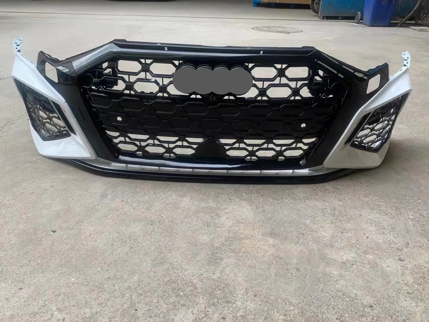 New Arrival RS3 Type Front Bumper Body Kit For  A3 2020-2022 Facelift  RS3 Front Bumper With Grille