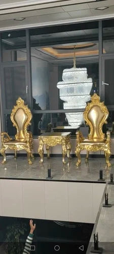 New Classical Princess Chair Hotel Clubhouse Upscale Decoration High Back Table and Chair Combination Modern and Simple