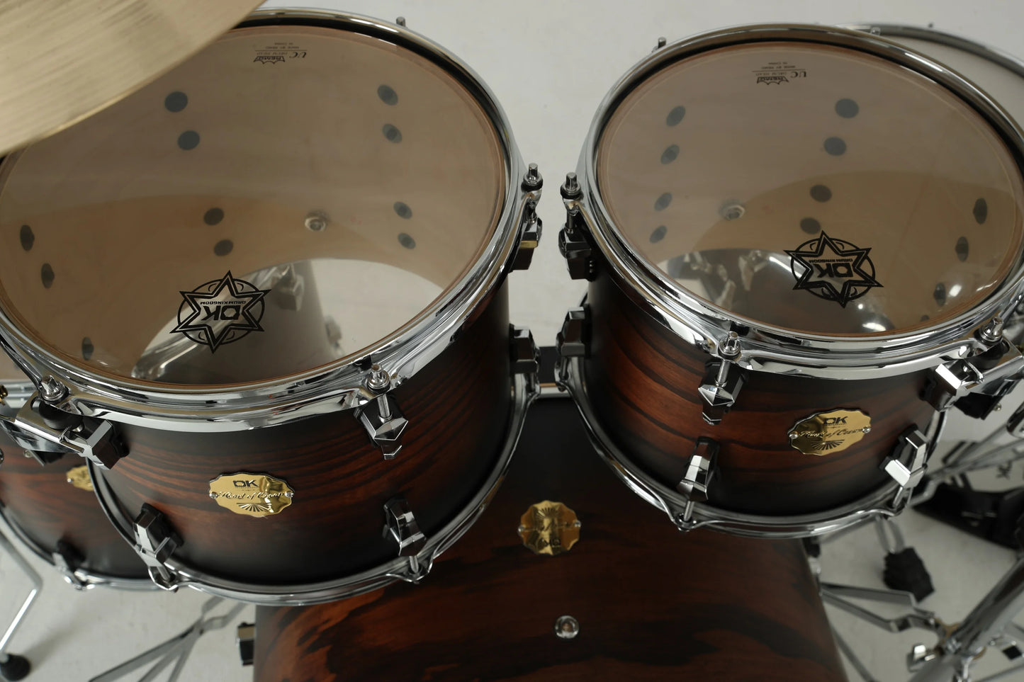 MMOOKA New Complete Musical Instrument Percussion Birch Wood Drum Kit