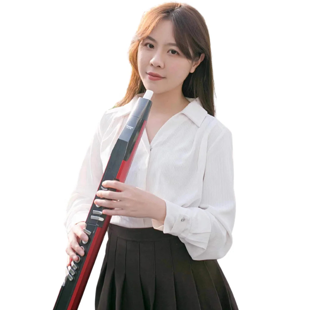 MMOOKA New Digital Wind Instrument, Electronic Saxophone Alto Tenor, 100 Sounds, Built-in Speaker, Bluetooth