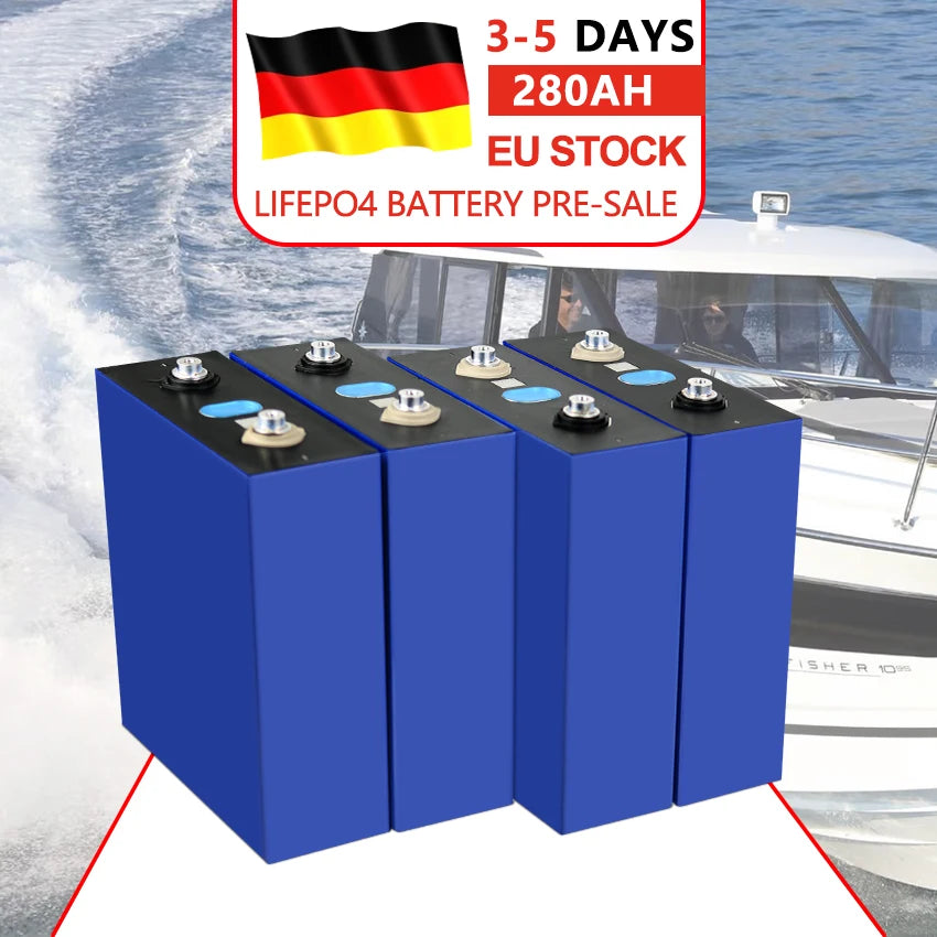 New Grade A 280Ah Battery Lithium Phosphate Battery 48V LiFePO4 Cell Pack For RV Boat Forklift Solar Energy Storage