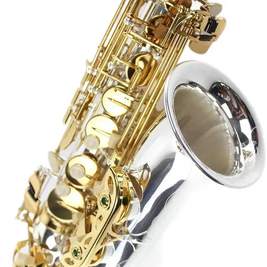 New Japanese Alto Saxophone Suzuki SZKA-X818GS musical instrument silver plated gold key Alto Promotional Free shipping