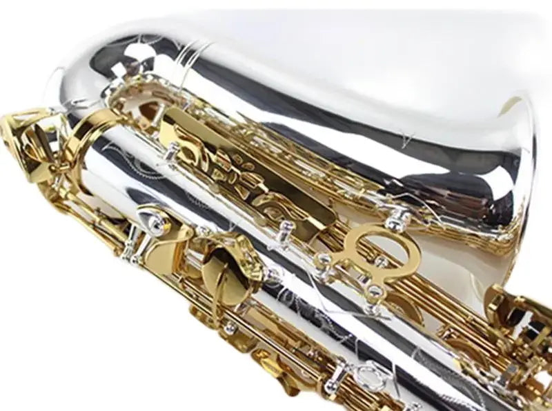 New Japanese Alto Saxophone Suzuki SZKA-X818GS musical instrument silver plated gold key Alto Promotional Free shipping