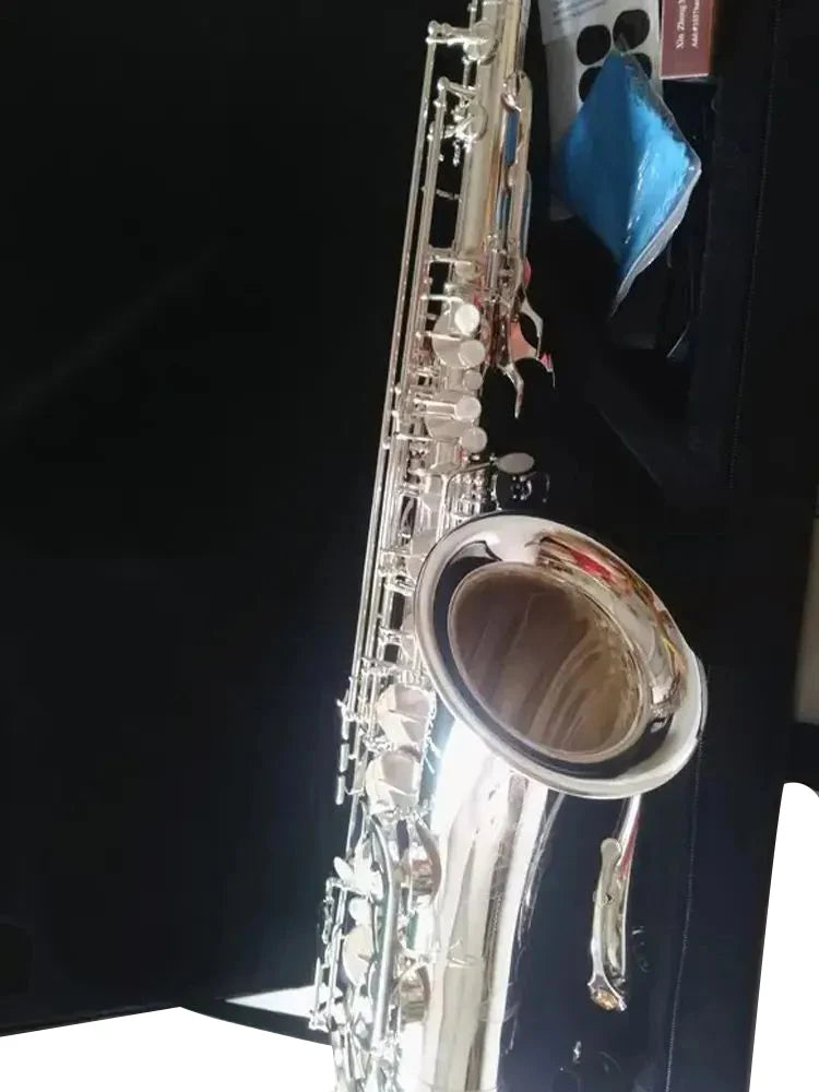 New Japanese Silvering YTS 875EX B-flat professional Tenor saxophone all-silver made the most comfortable feel tenor sax jazz Mu