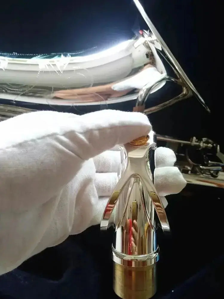New Japanese Silvering YTS 875EX B-flat professional Tenor saxophone all-silver made the most comfortable feel tenor sax jazz Mu