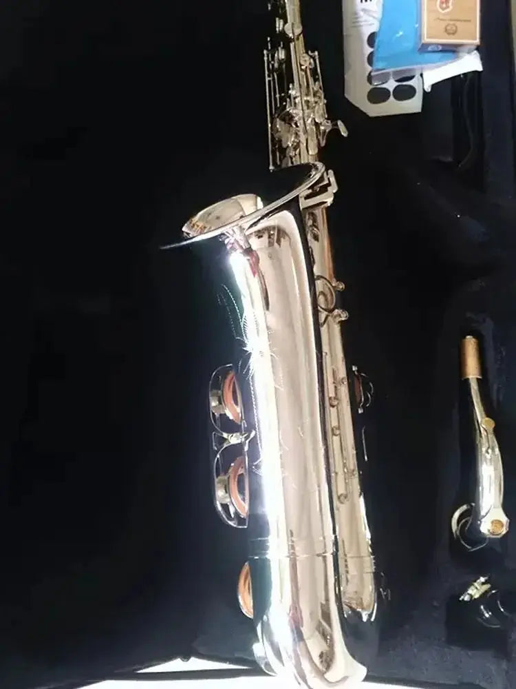 New Japanese Silvering YTS 875EX B-flat professional Tenor saxophone all-silver made the most comfortable feel tenor sax jazz Mu