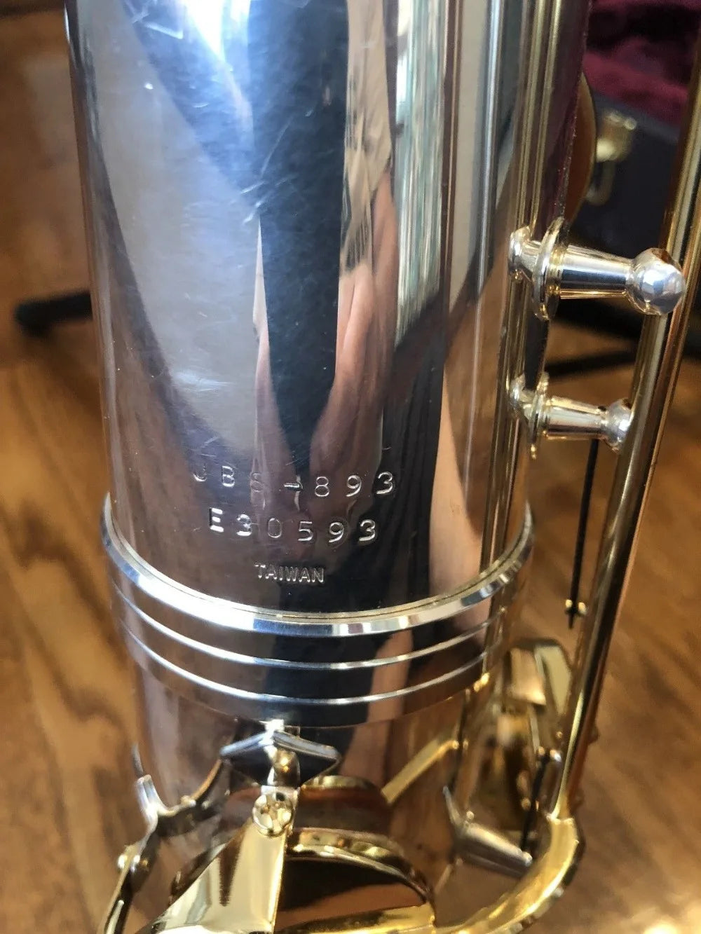 New Jupiter JBS-893 E Flat Baritone Saxophone Silver Plated Body Gold Lacquer Key Instrument Brass Sax With Mouthpiece Case