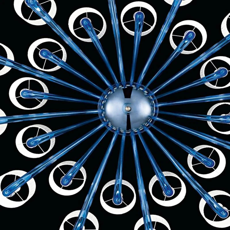 New Product Indoor Crystal Flower Decoration Villa Hotel Lobby Wedding Hall Custom K9 Crystal Led Candle Chandelier